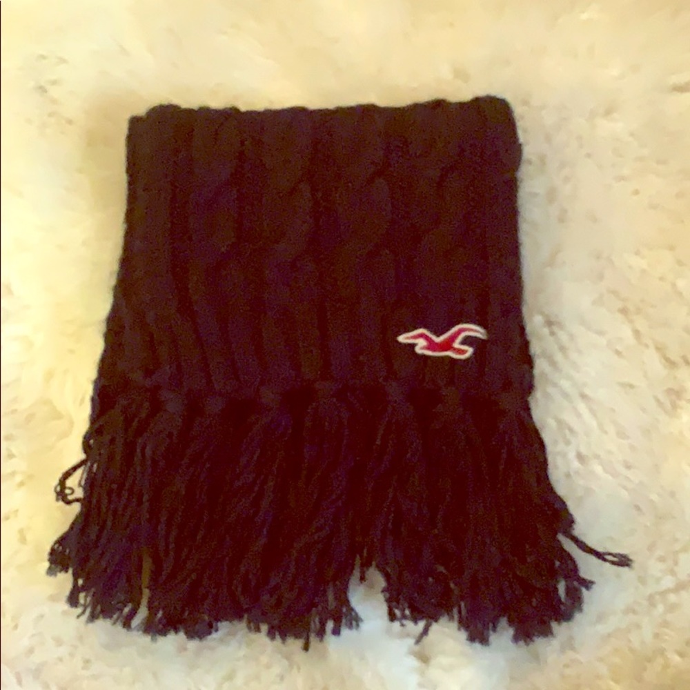 Dark Blue Cotton Hollister Scarf